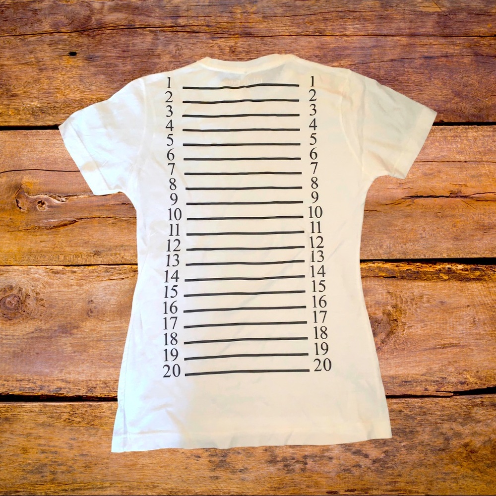 Length check t-shirt